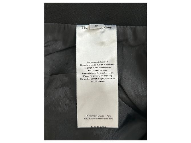 Autre Marque Gonna lunga nera THE FRANKIE SHOP Nero - vista 4