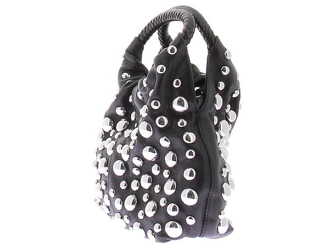 Borsa a mano Jerome Dreyfuss Gordi S in pelle nera Nero - vista 4
