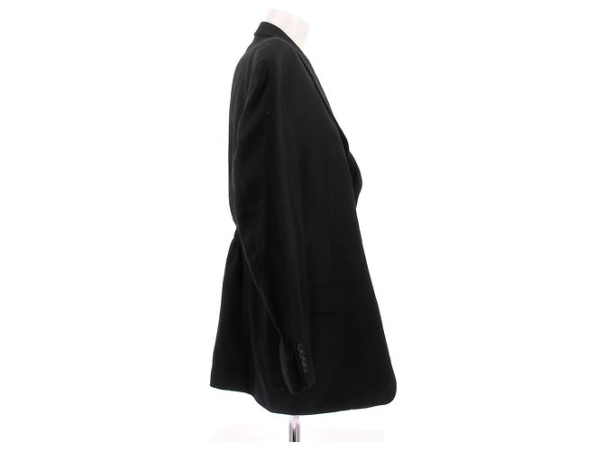 Autre Marque MEN'S GIRLS Blazer Schwarz Polyester Größe 48 - Ansicht 3