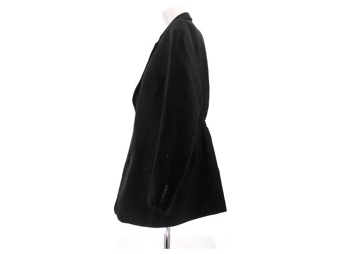 Autre Marque MEN'S GIRLS Blazer Schwarz Polyester Größe 48 - Ansicht 4