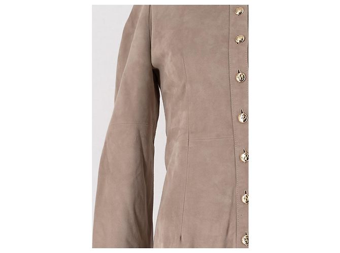 Autre Marque Camisa recta de ante beige BY MALINA - vista 3