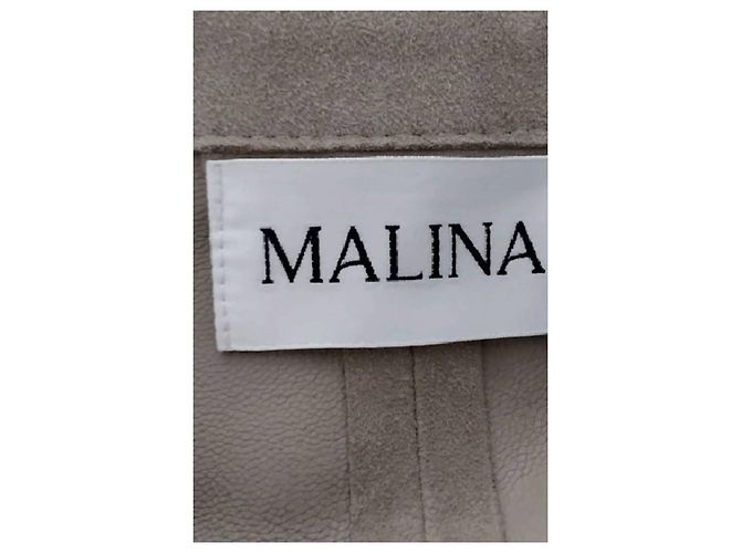 Autre Marque Camisa recta de ante beige BY MALINA - vista 7