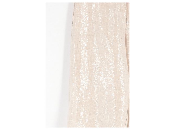 Autre Marque LAGANINI Hose in Beige gerade geschnitten - Ansicht 3