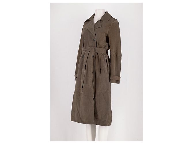 Abrigo de cuero marrón Mint Velvet Castaño - vista 4