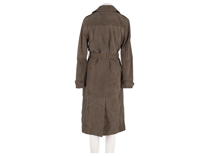 Abrigo de cuero marrón Mint Velvet Castaño - vista 6