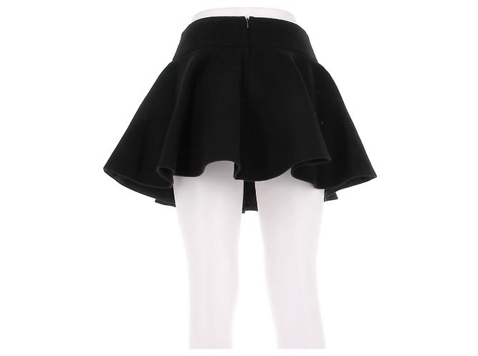 Autre Marque Minifalda negra de lana WARDROBE NYC Negro - vista 2