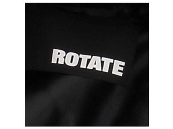 Rotate Schwarzer Pelzmantel - Ansicht 5