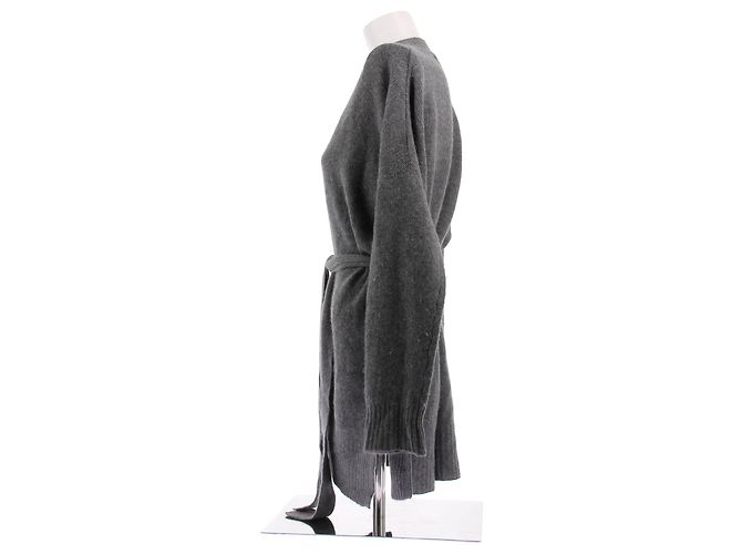 360 Cashmere Cárdigan oversize gris de cachemira - vista 4