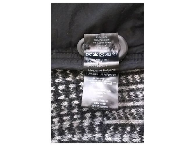 Isabel Marant Etoile Wolljacke Grau - Ansicht 8