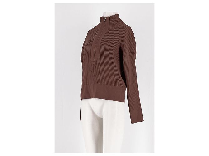 Autre Marque VARLEY Pullover mit Reißverschluss braun - Ansicht 4
