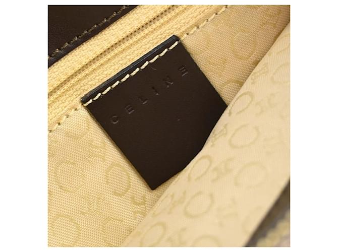 Edge Céline Celine Macadam Canvas Medium Marrone - vista 4