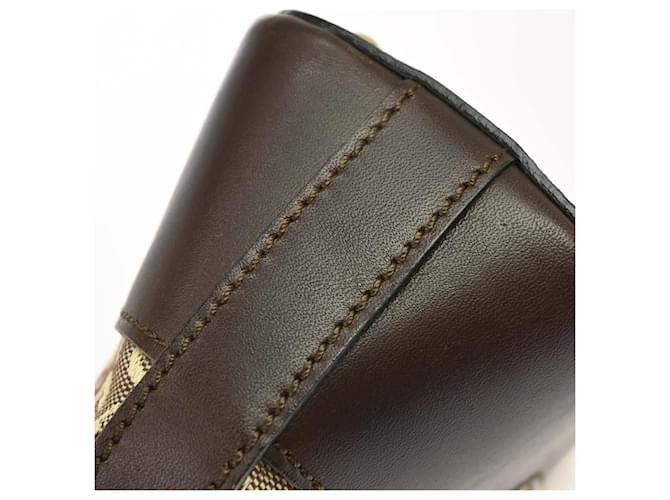 Edge Céline Celine Macadam Canvas Medium Marrone - vista 7