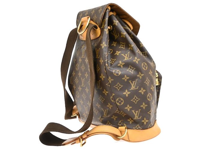 Louis Vuitton Montsouris Monogram GM Marrone - vista 4