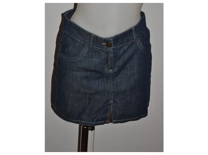 Minifalda de denim Chloé Azul - vista 2