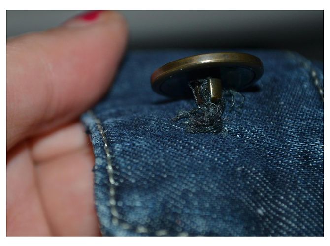 Minifalda de denim Chloé Azul - vista 5