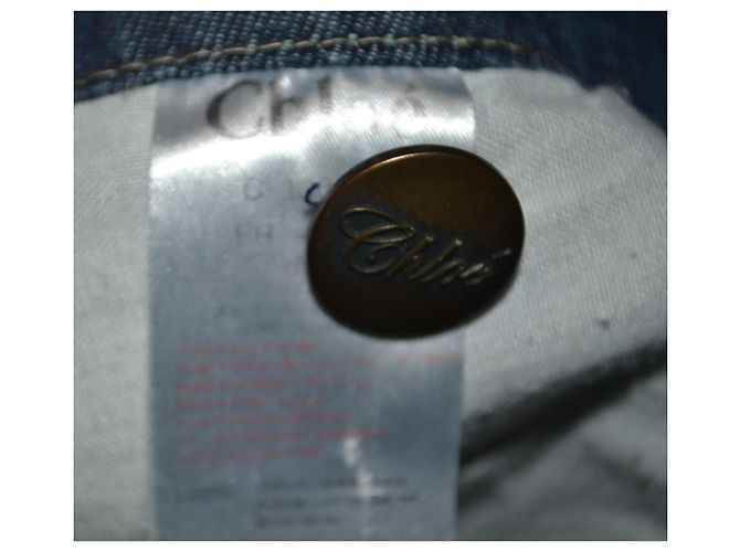 Minifalda de denim Chloé Azul - vista 6