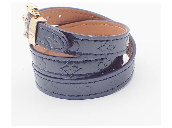 Louis Vuitton Triple Tour Monogram Vernis Porpora - vista 3