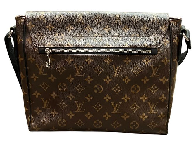 Borsa a tracolla Louis Vuitton Discrete MM Marrone Monogramma - vista 2