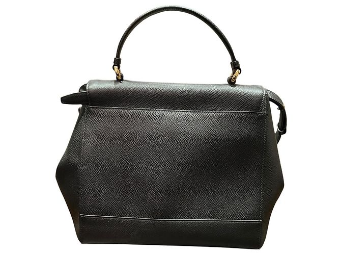Borsa a tracolla Salvatore Ferragamo Vara Ribbon in pelle nera Nero - vista 2
