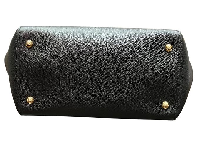 Borsa a tracolla Salvatore Ferragamo Vara Ribbon in pelle nera Nero - vista 3