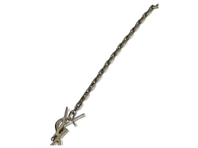 Bracciale con ciondolo Saint Laurent Cassandra Argento - vista 8