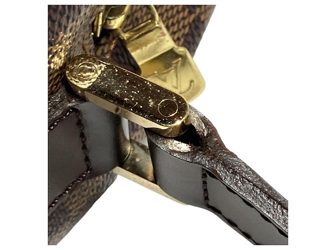 Borsa a spalla Louis Vuitton Ipanema GM Marrone Damier ebene - vista 8