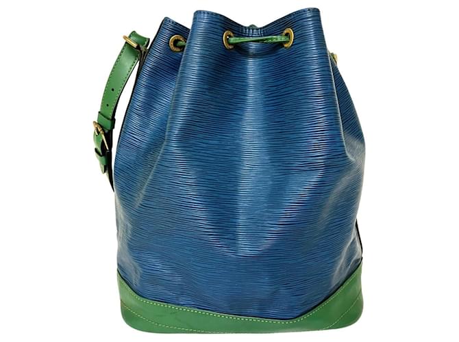 Borsa a tracolla Louis Vuitton Noe Blu Verde - vista 2