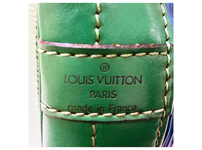 Borsa a tracolla Louis Vuitton Noe Blu Verde - vista 4