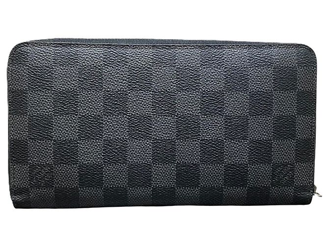 Louis Vuitton Zippy Organizer in Damier Graphite Negro - vista 2