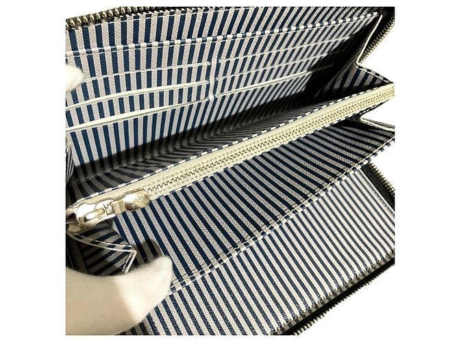 Louis Vuitton Zippy Organizer in Damier Graphite Negro - vista 6