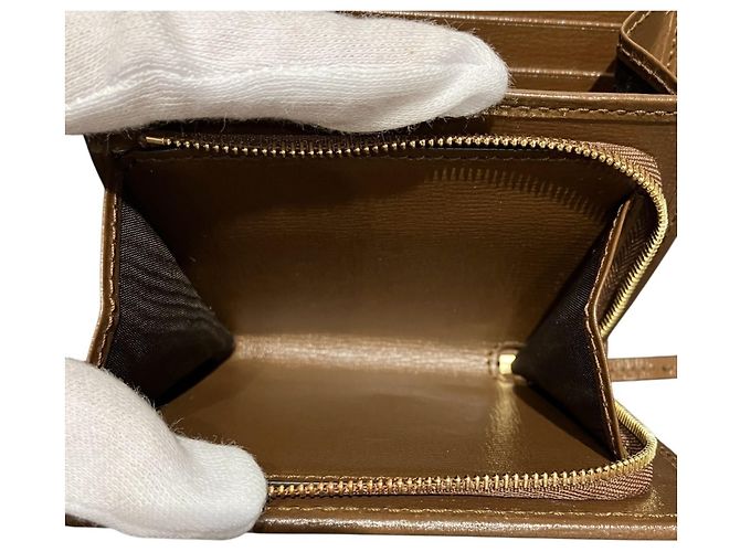 Cartera Gucci Horsebit bi-fold Castaño Beige - vista 6