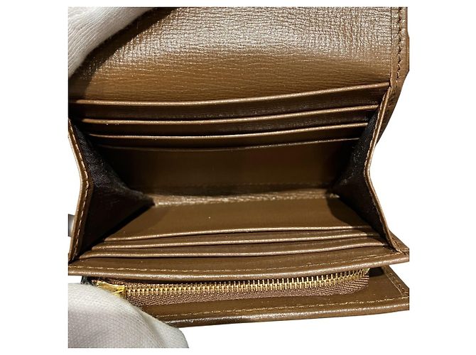 Cartera Gucci Horsebit bi-fold Castaño Beige - vista 9