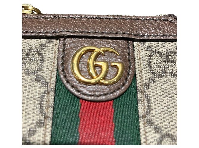 Monedero Gucci Ophidia GG Supreme Castaño Beige - vista 9