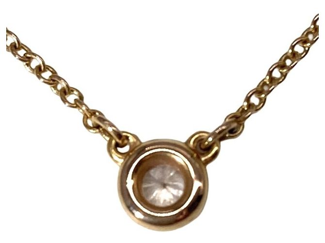 Collana Tiffany & Co. By the Yard con singolo diamante - vista 2