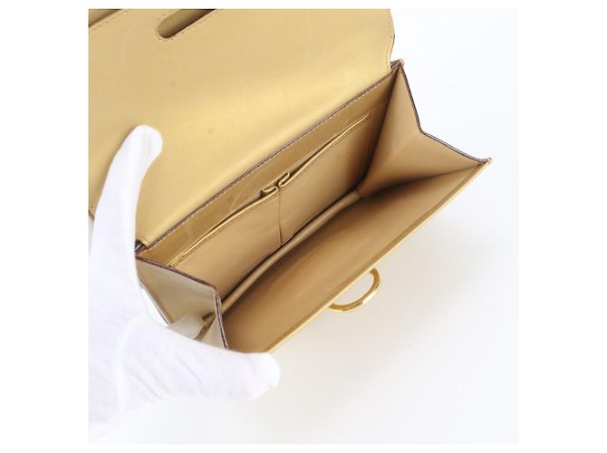 Céline Borsa a mano in pelle dorata Celine D'oro - vista 8