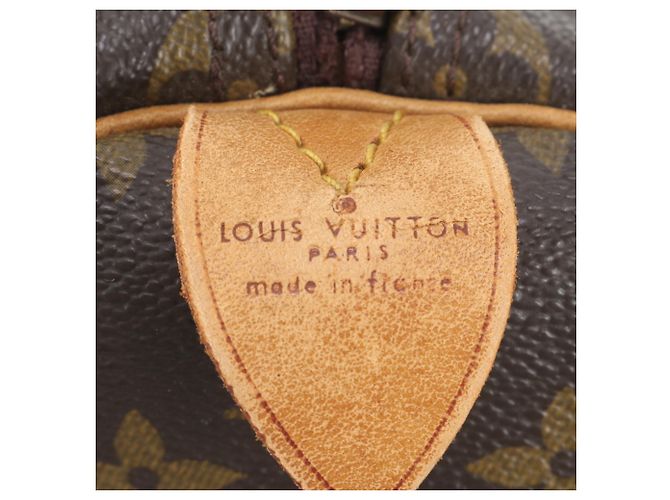 Louis Vuitton Monogram Keepall 55 Tote Marrone - vista 10