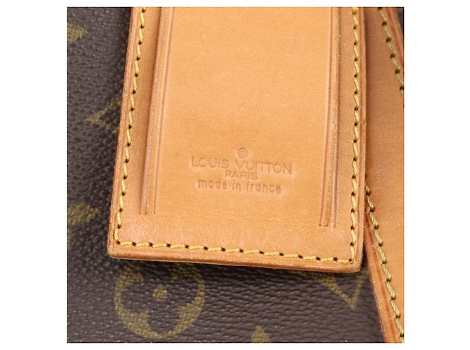 Borsa Boston Louis Vuitton Monogram Sirius 45 in pelle Marrone - vista 11