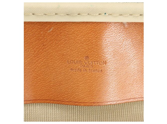 Borsa Boston Louis Vuitton Monogram Sirius 45 in pelle Marrone - vista 9