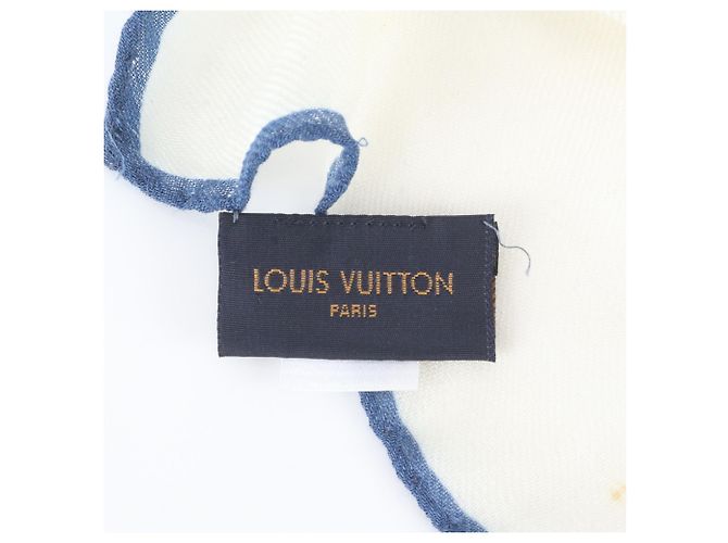 Sciarpa Stole Grande in Seta Louis Vuitton Planet LV Multicolore - vista 14