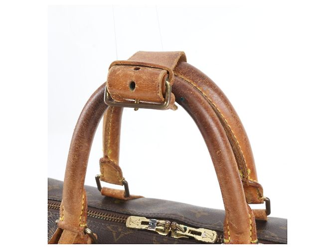Borsa Louis Vuitton Monogram Keepall Bandoulière 50 Marrone - vista 2