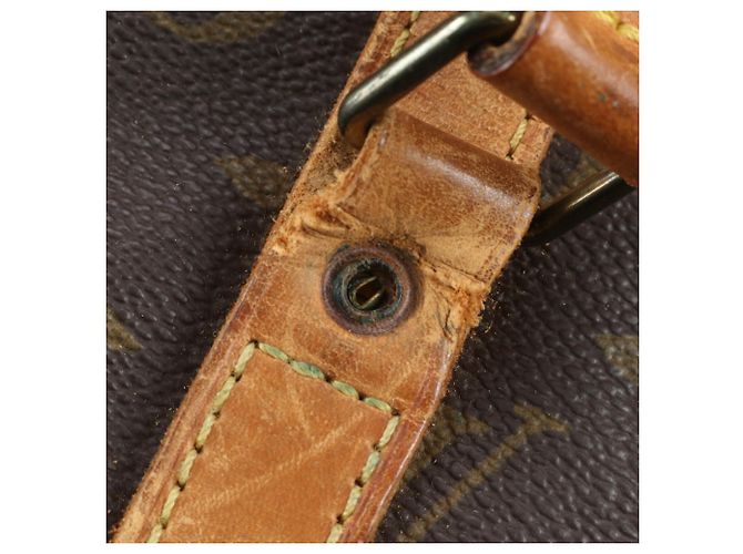 Louis Vuitton Monogram Sac Souple 35 Boston Bag Marrone - vista 10