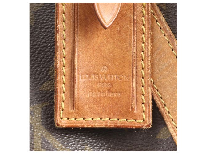 Louis Vuitton Monogram Sac Souple 35 Boston Bag Marrone - vista 11