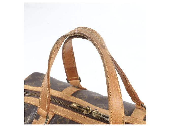 Louis Vuitton Monogram Sac Souple 35 Boston Bag Marrone - vista 2