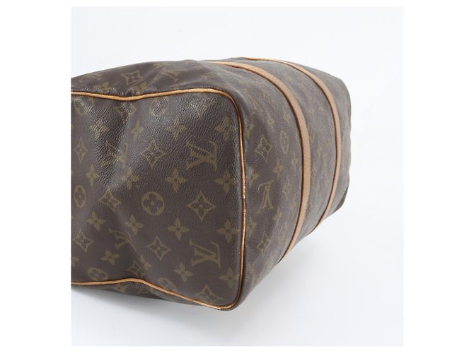 Louis Vuitton Monogram Sac Souple 35 Boston Bag Marrone - vista 4
