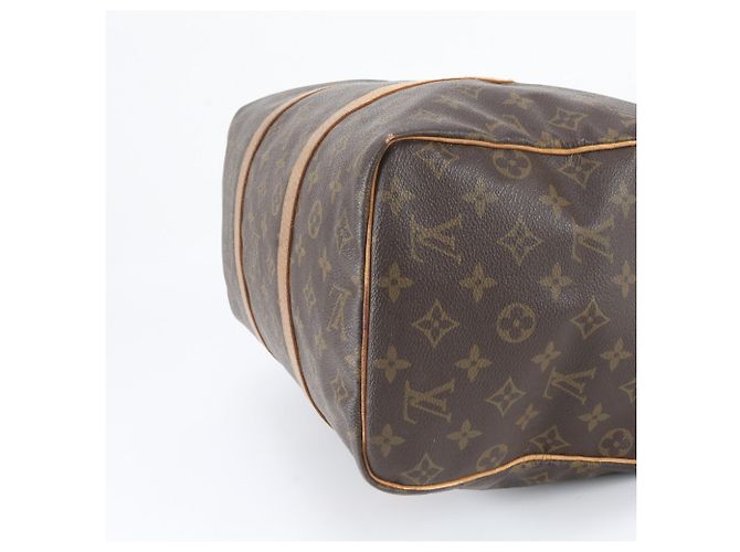 Louis Vuitton Monogram Sac Souple 35 Boston Bag Marrone - vista 5