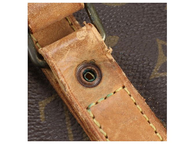 Louis Vuitton Monogram Sac Souple 35 Boston Bag Marrone - vista 8
