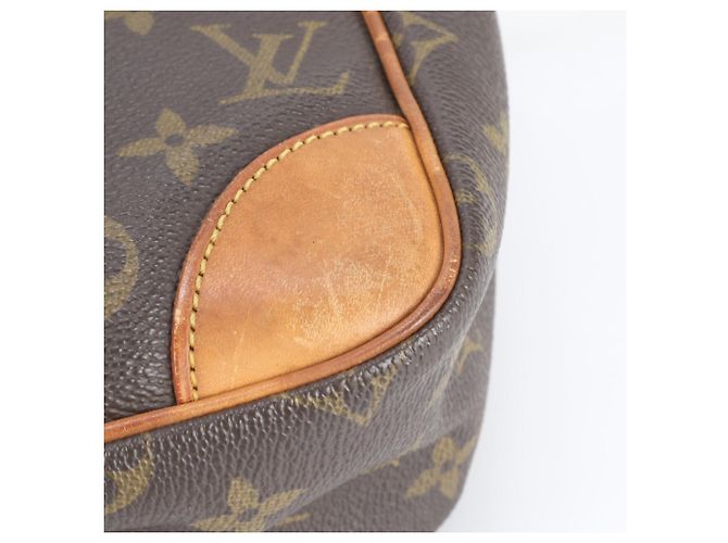 Borsa a tracolla Louis Vuitton Monogram Danube GM in pelle Marrone - vista 10