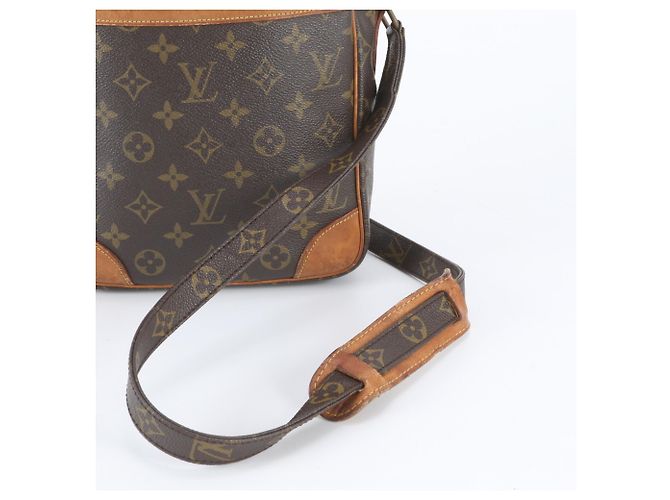 Borsa a tracolla Louis Vuitton Monogram Danube GM in pelle Marrone - vista 2