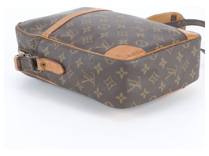 Borsa a tracolla Louis Vuitton Monogram Danube GM in pelle Marrone - vista 5