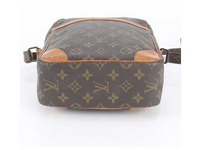 Borsa a tracolla Louis Vuitton Monogram Danube GM in pelle Marrone - vista 6